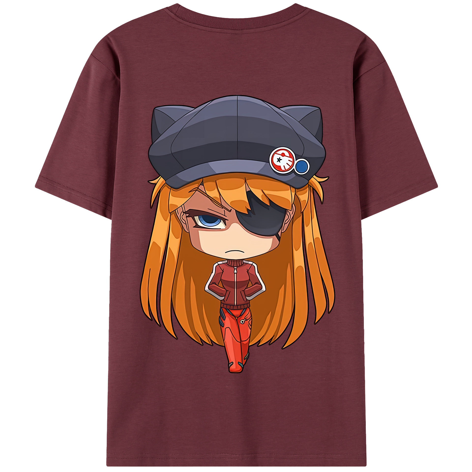（画像用） EVA 新世紀エヴァンゲリオン 綿100％半袖Tシャツ（背面プリント）
